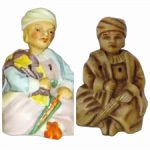 Антикварные болванчики маленькие