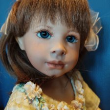 Фарфоровая оригинальная  кукла Клара от Heidi Pluszok