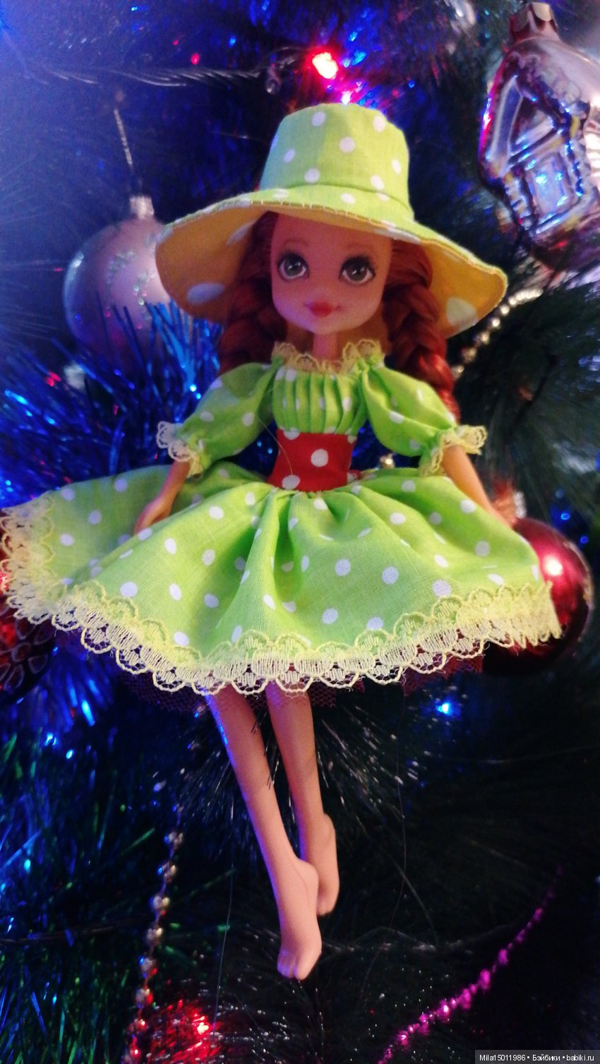 Первый опыт по преображению куклы (фото 3)