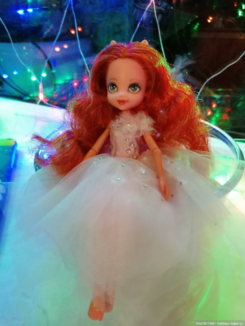 Первый опыт по преображению куклы (фото 6)