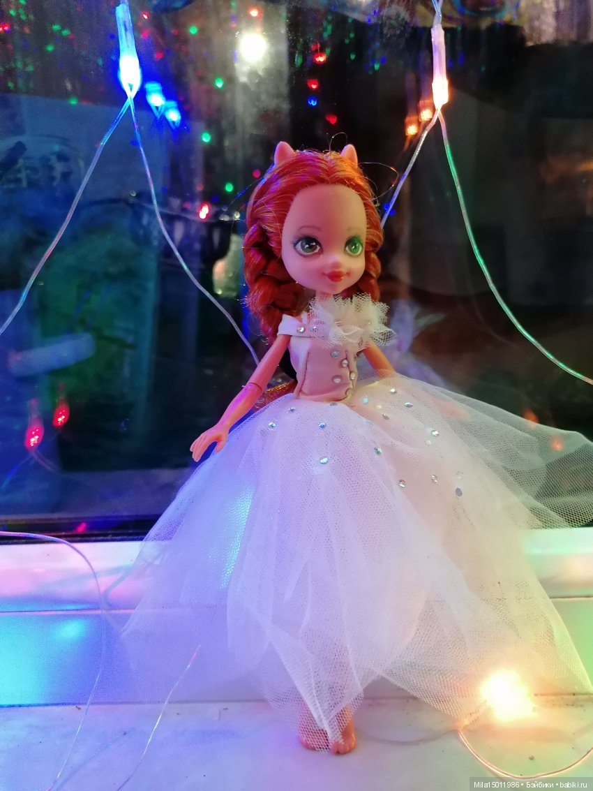 Первый опыт по преображению куклы (фото 5)