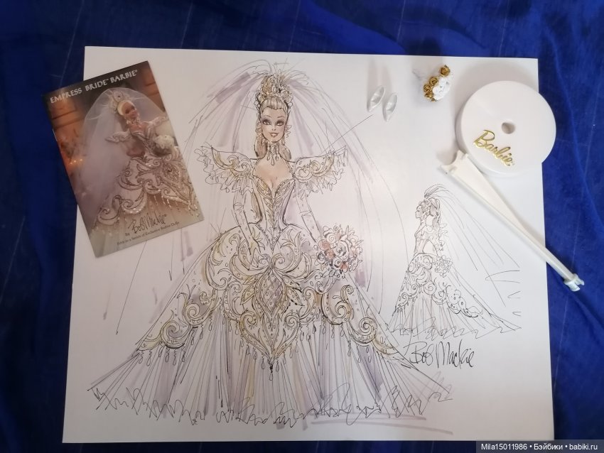 Empress Bride Barbie Bob Mackie 1992 | Бэйбики Empress Bride Barbie Bob Mackie 1992 (фото 4)