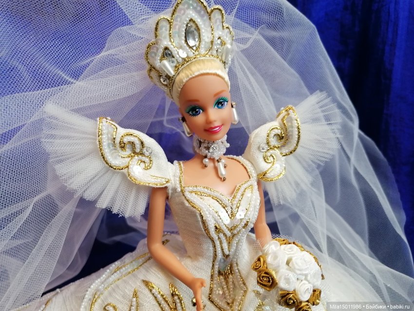 Empress Bride Barbie Bob Mackie 1992 | Бэйбики Empress Bride Barbie Bob Mackie 1992 (фото 9)