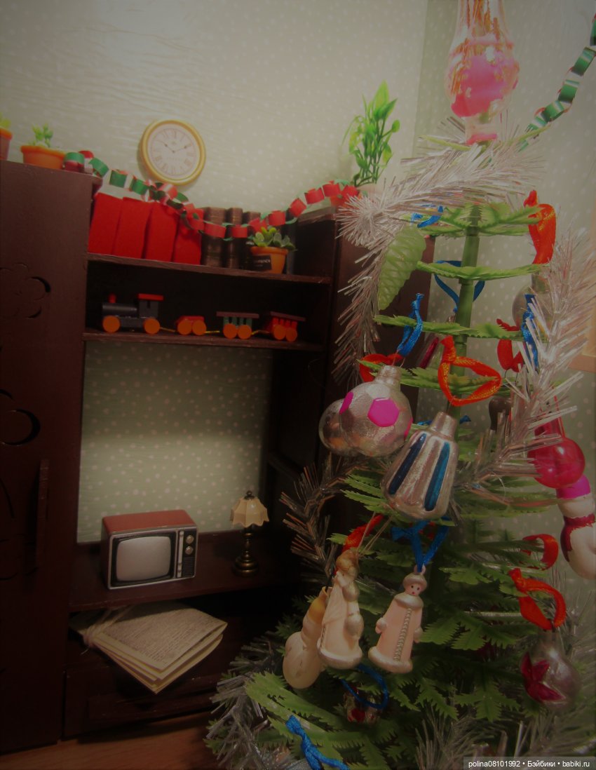 Новогодний румбокс в ретро стиле (фото 4)