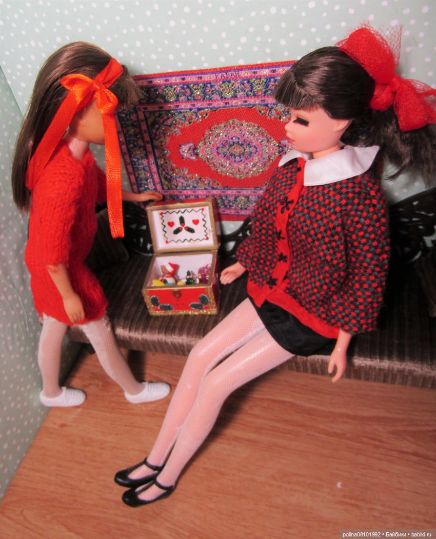 Новогодний румбокс в ретро стиле (фото 5)