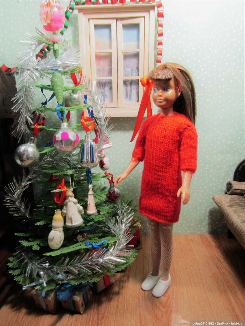 Новогодний румбокс в ретро стиле