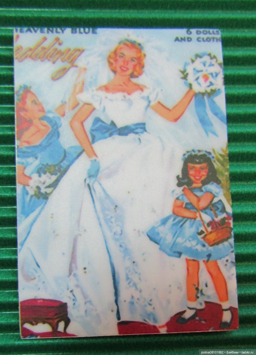 Наклейки с обложками винтажных бумажных кукол. Интересная находка на АлиЭкспресс (фото 7)