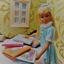 Наклейки с обложками винтажных бумажных кукол. Интересная находка на АлиЭкспресс