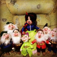 Скульптурный текстиль в чулочной технике кукла из капрона