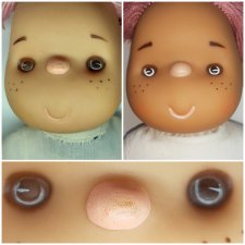 Реставрация лица куклы барбарик гдр