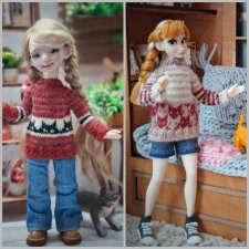 Одежда для Жу(Д.Нужнова), Гуля, Муся (В.Игнатьева),пижамных принцесс и схожих по параметрам девочек