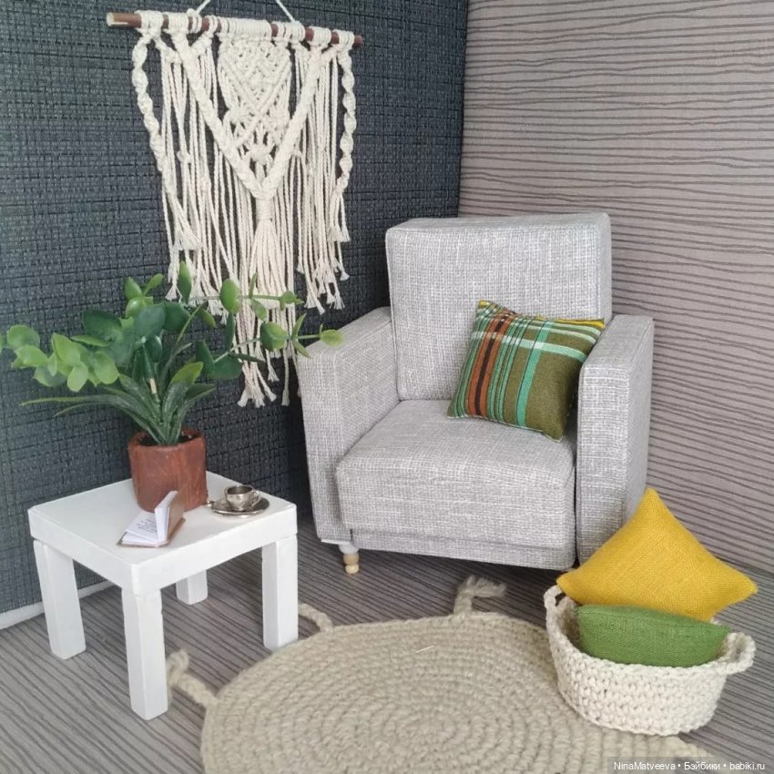 Оформляю кукольный домик из того, что под рукой (фото 3)