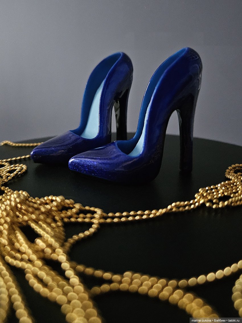 Туфли синие