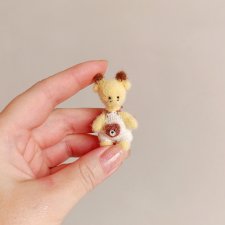 Жираф 4 см. Миниатюрная игрушка в одежде