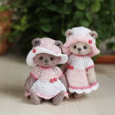 Мишки тедди Маша и Даша