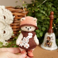 Мини тедди мишка Лина.