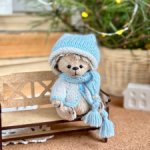 Мини тедди ёжик Пип (рост 8,5 см)