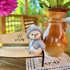 Мини тедди мишка Одди (рост 9,5 см)