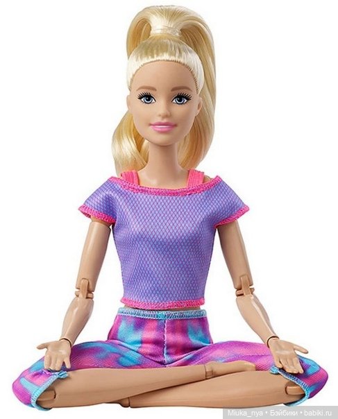Барби на коляске со скинтоном йоги первой волны
