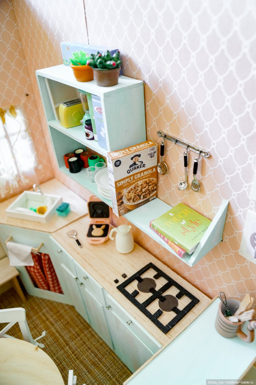 Румбокс кухни для Барби — Румбоксы и кукольные интерьеры: фото (фото 7)