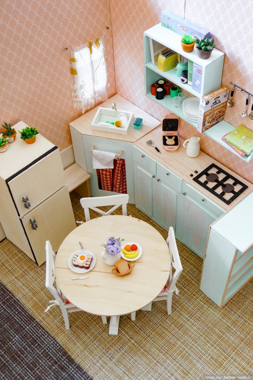 Румбокс кухни для Барби — Румбоксы и кукольные интерьеры: фото (фото 10)