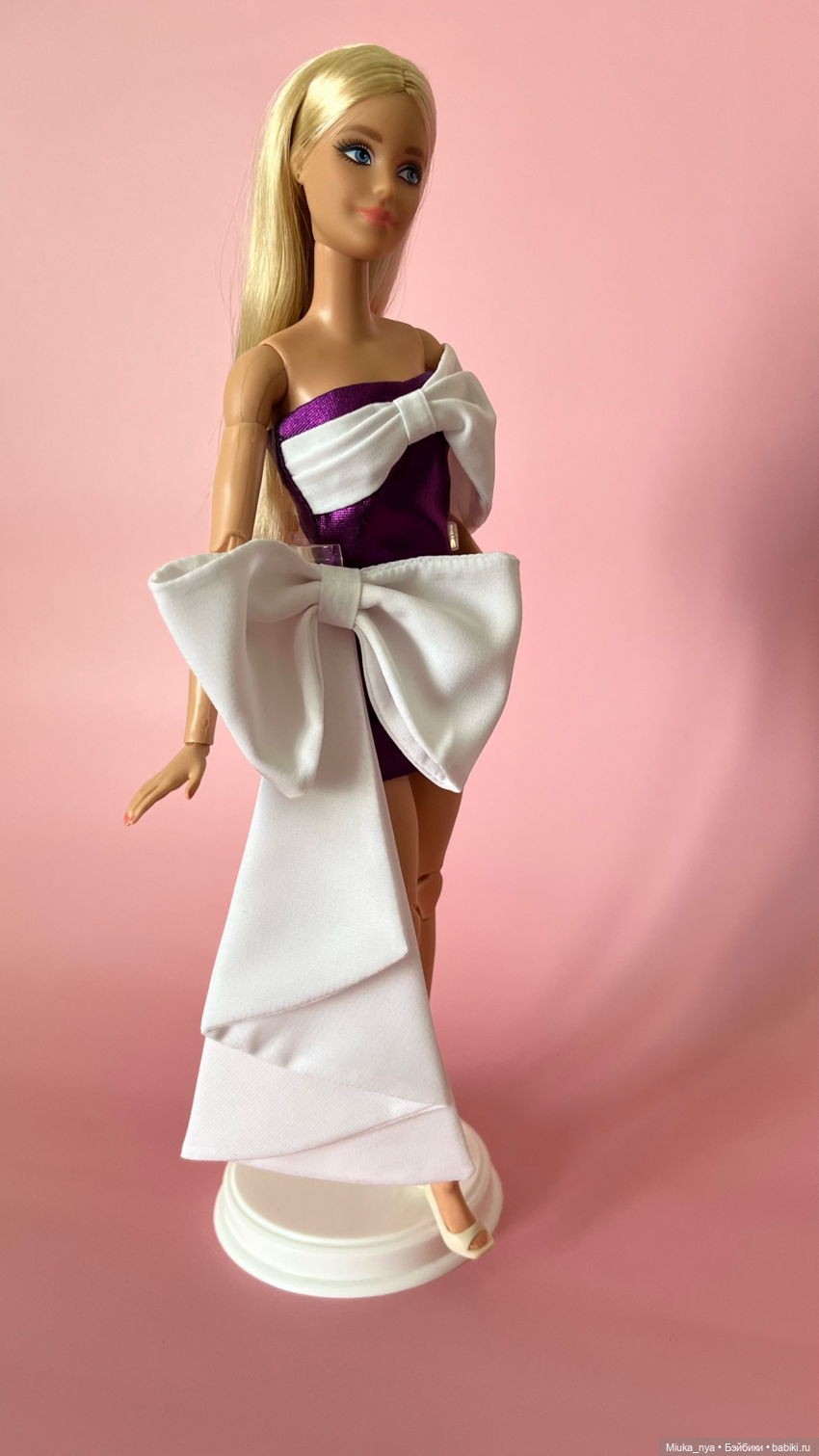 Выкройка платья на стандартную Барби