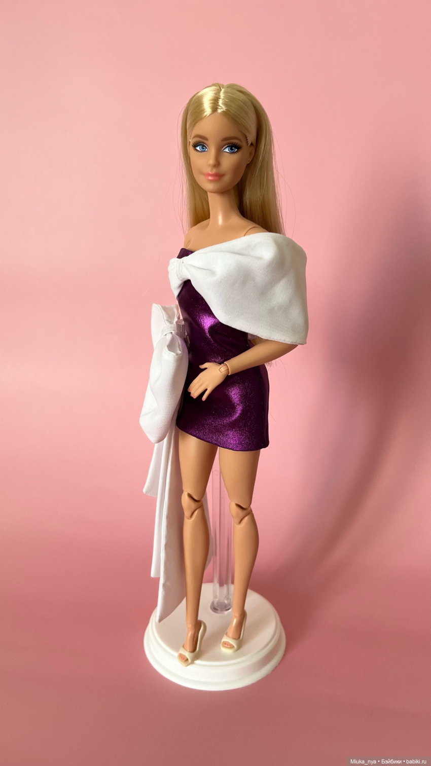 Выкройка платья на стандартную Барби