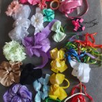 Большой лот-банты,заколки,резинки,ленты