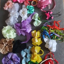 Большой лот-банты,заколки,резинки,ленты