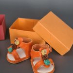 Босоножки кожаные на стопу 3,5×2