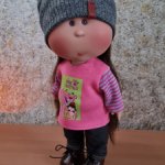 Аутфит ручной работы для куклы Mia от Nines d'Onil (Испания)