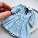 Платье и панталоны для куклы 30 см