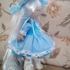 Текстильная кукла большеножка