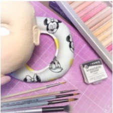 Бублик-помогатор или как удобно расписывать личико