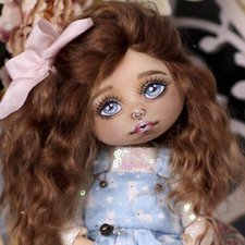 Коллекционная текстильная кукла (фото обзор)