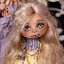 Коллекционная текстильная кукла