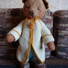 Игрушки нашего детства. Мой старенький медведь.