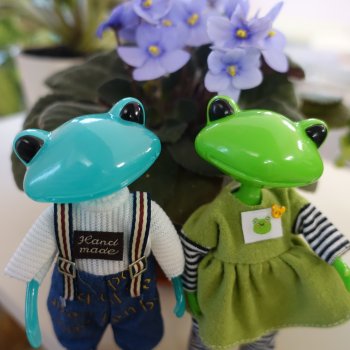 Мои лягушечки Wonder frog. Семейка Квакиных на работе