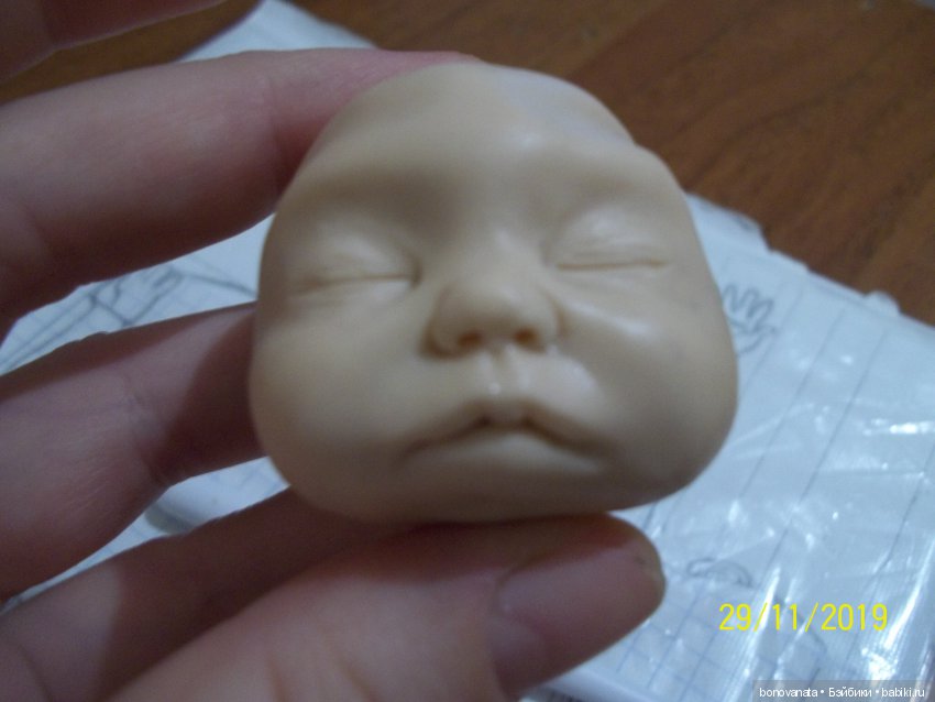 Процесс лепки малыша из полимерной глины или как "рождаются" малыши. Часть 1, Голова | Бэйбики Процесс лепки малыша из полимерной глины или как "рождаются" малыши. Часть 1, Голова