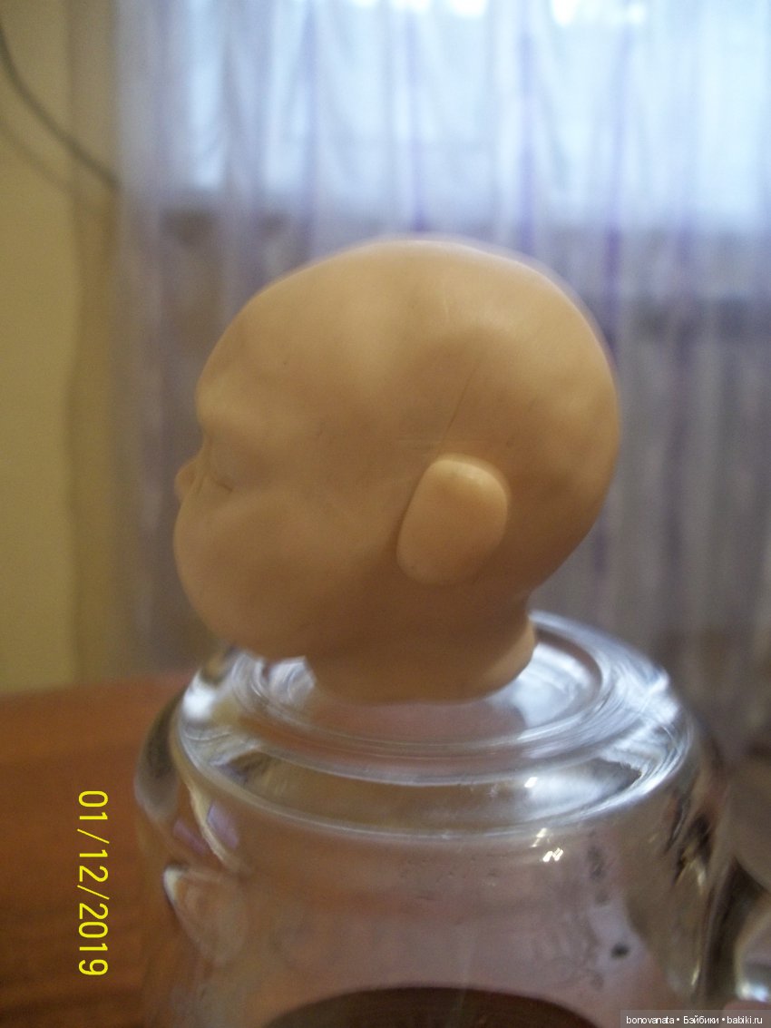 Процесс лепки малыша из полимерной глины или как "рождаются" малыши. Часть 1, Голова | Бэйбики Процесс лепки малыша из полимерной глины или как "рождаются" малыши. Часть 1, Голова