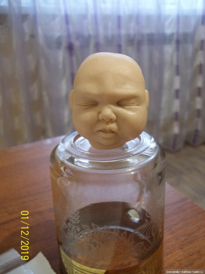 Процесс лепки малыша из полимерной глины или как "рождаются" малыши. Часть 1, Голова | Бэйбики Процесс лепки малыша из полимерной глины или как "рождаются" малыши. Часть 1, Голова