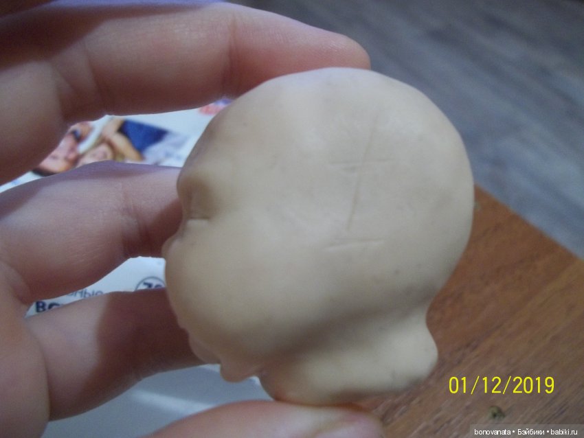 Процесс лепки малыша из полимерной глины или как "рождаются" малыши. Часть 1, Голова | Бэйбики Процесс лепки малыша из полимерной глины или как "рождаются" малыши. Часть 1, Голова
