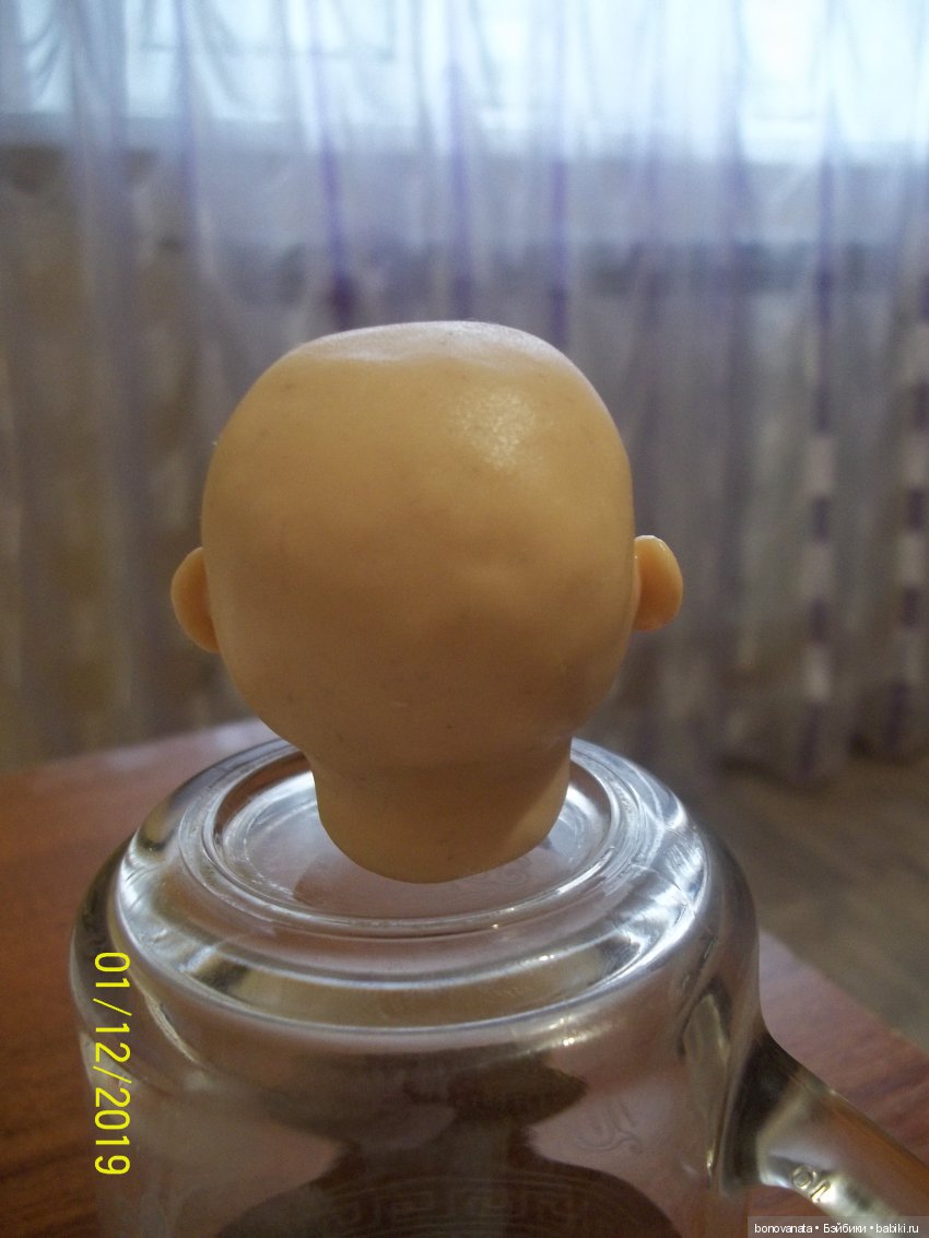 Процесс лепки малыша из полимерной глины или как "рождаются" малыши. Часть 1, Голова | Бэйбики Процесс лепки малыша из полимерной глины или как "рождаются" малыши. Часть 1, Голова