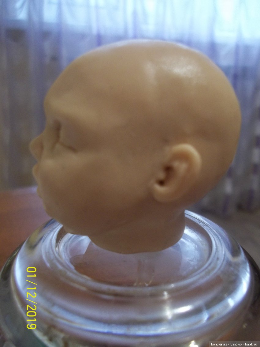 Процесс лепки малыша из полимерной глины или как "рождаются" малыши. Часть 1, Голова | Бэйбики Процесс лепки малыша из полимерной глины или как "рождаются" малыши. Часть 1, Голова