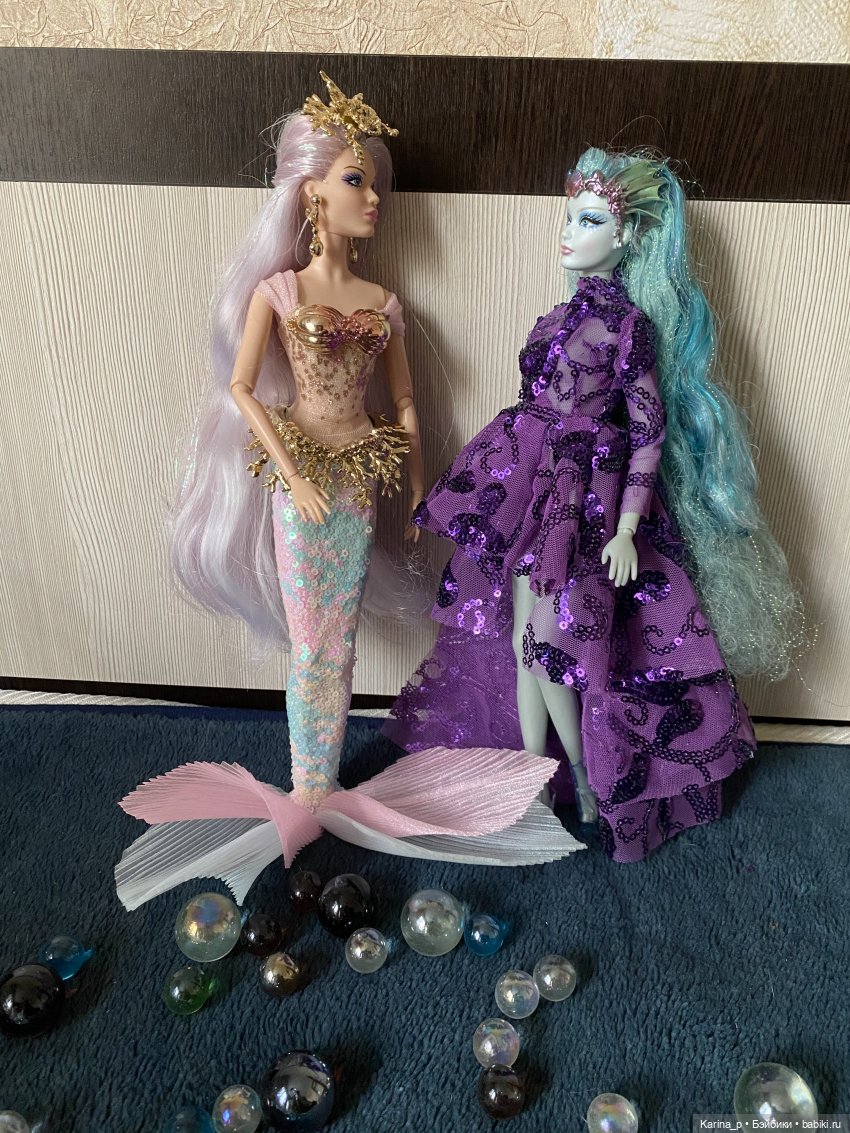 Сирена - гибрид барби Water Sprite