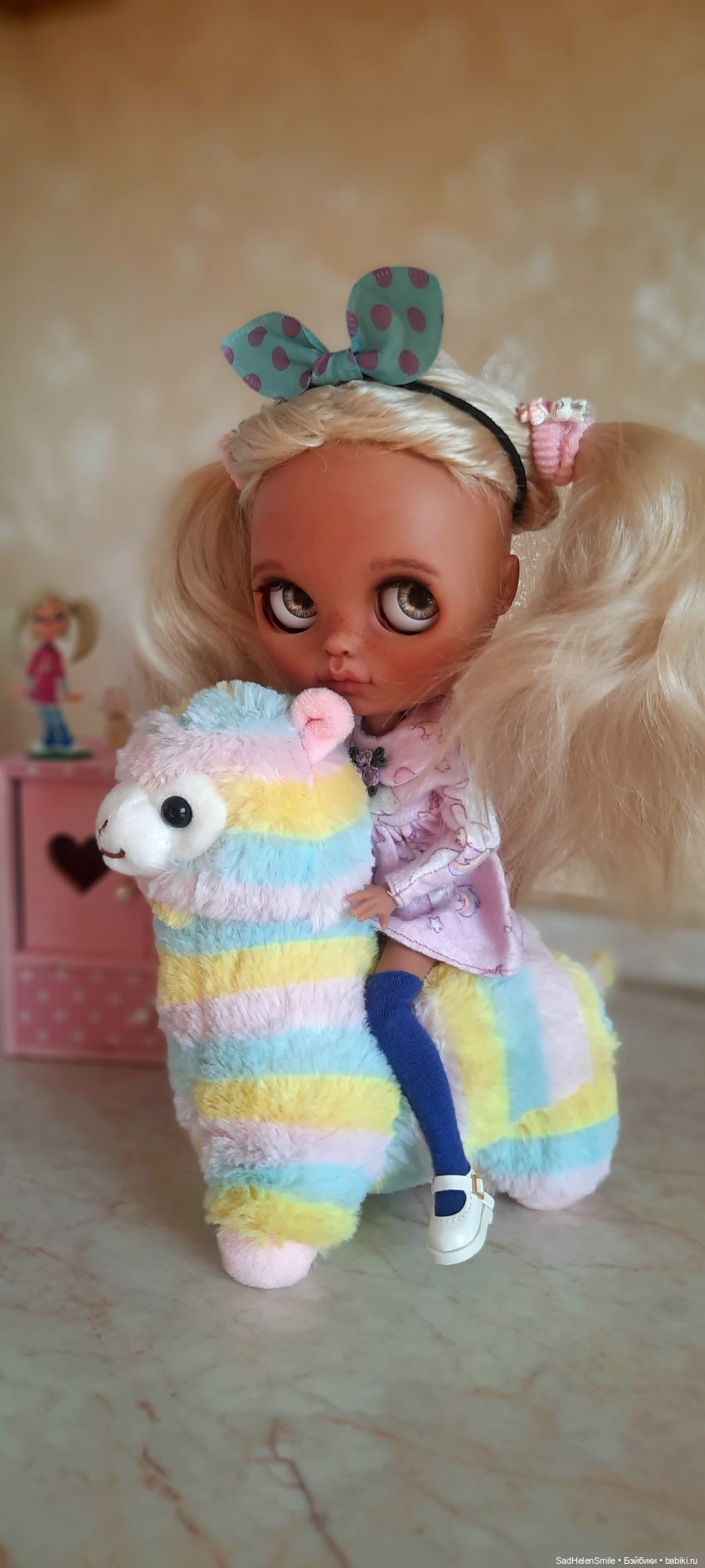 Блайз девочка лапуля — Куклы Blythe (Блайз) ООАК: кастом (фото 4)