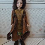 Куколка в эвенкийском зимнем костюме