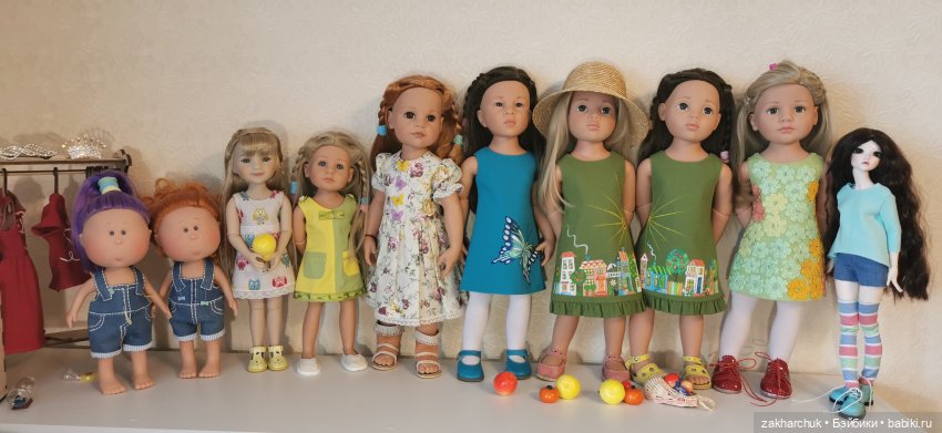 Моя коллекция кукольных нарядов. Краткий обзор
