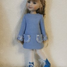 Рубичка Лизавета и ее новое платье. Продолжаю проект феми-лук