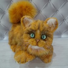 Реалистичная игрушка котенок Марсик